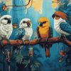 Birds Of The City Diamond Painting