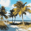 Biscayne Florida Beach Diamond Painting