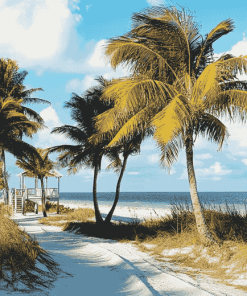 Biscayne Florida Beach Diamond Painting