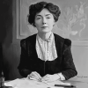 Black And White Emmeline Pankhurst Diamond Painting