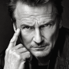 Black And White Liam Neeson Diamond Painting