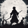 Black Clover Yami Moonlit Silhouette Diamond Painting