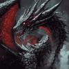 Black Dragon Fantasy Diamond Painting