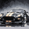 Black Ford Shelby Cobra Car Diamond Painting