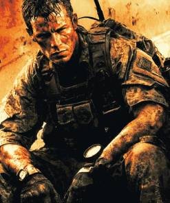 Black Hawk Down Film Characters Diamond Painting