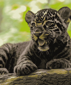 Black Jaguar Diamond Painting