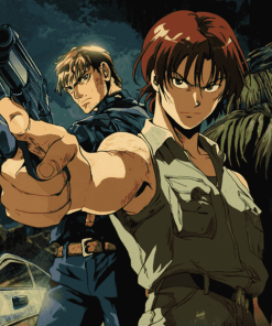 Black Lagoon Anime Adventure Diamond Painting