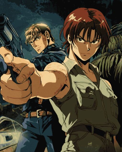 Black Lagoon Anime Adventure Diamond Painting