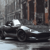 Black Mazda Miata Car Diamond Painting