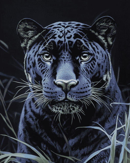 Black Panther Jaguar Diamond Painting