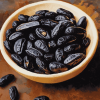 Black Tonka Beans Food Diamond Painting