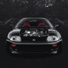 Black Toyota Supra JDM Cars Diamond Painting