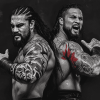 Black and White Usos Wrestling Diamond Painting