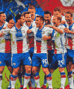 Blackburn Rovers FC Footballers Diamond Painting