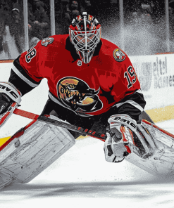 Blackhawks Hockey Goalie Diamond Painting