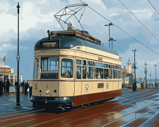 Blackpool Tramway Journey Diamond Painting