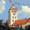 Blaser Tower Ravensburg Landmark Diamond Painting