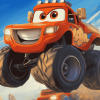 Blaze Monster Machines Animation Diamond Painting