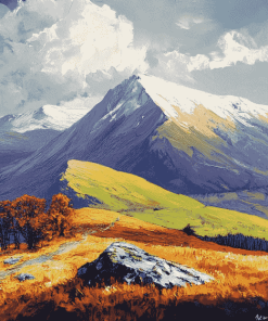 Blencathra Mountain Landscapes Diamond Painting