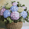 Blooming Hydrangeas and Roses Diamond Painting