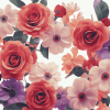 Blossoming Roses Diamond Painting