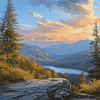 Blowing Rock Lakes Diamond Painting