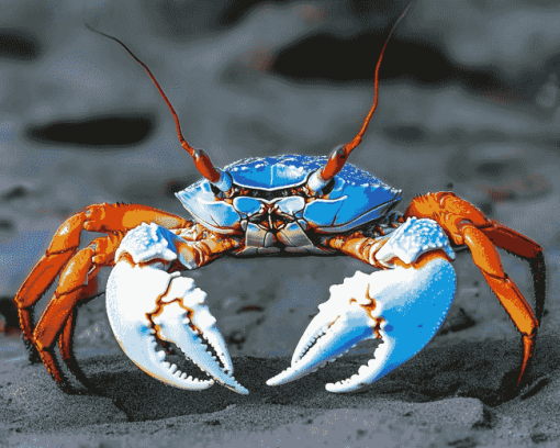 Blue Crab Animal Diamond Painting