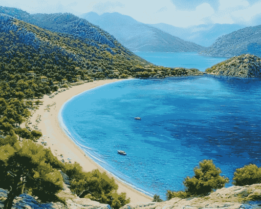 Blue Lagoon Beaches Dream Diamond Painting