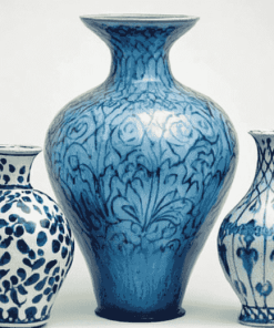 Blue Pottery Vases Diamond Painting