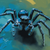 Blue Spider Insect Diamond Painting