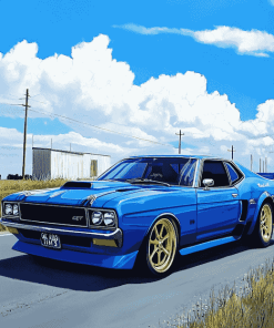 Blue Xb Gt Falcon Vehicles Diamond Painting