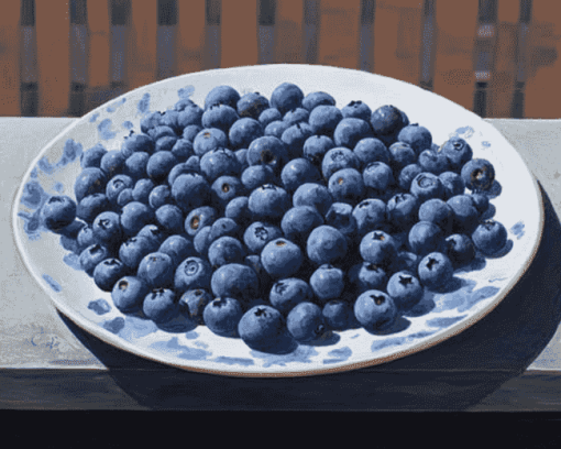 Blueberry Fruits Patio Diamond Painting