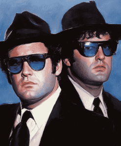 Blues Brothers Movie Characters Diamond Painting