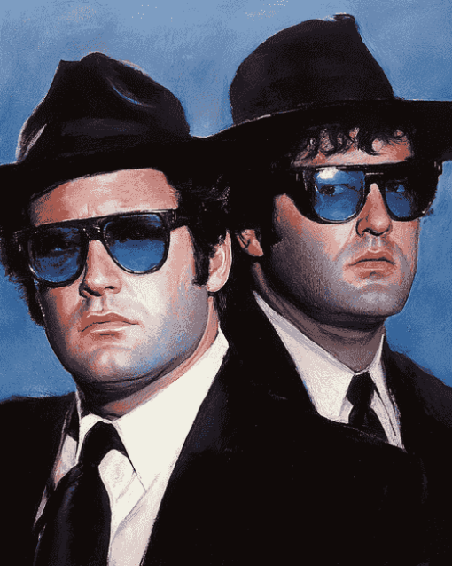 Blues Brothers Movie Characters Diamond Painting