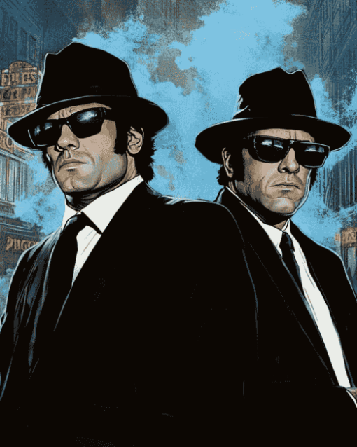 Blues Brothers Movie Diamond Painting