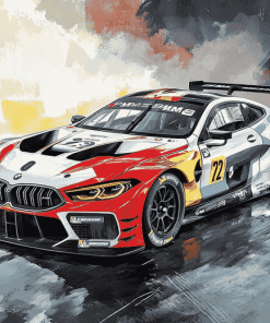 Bmw M8 Gte Engines Diamond Painting