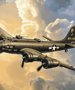 Boeing Memphis Belle B17 Aircraft Diamond Painting