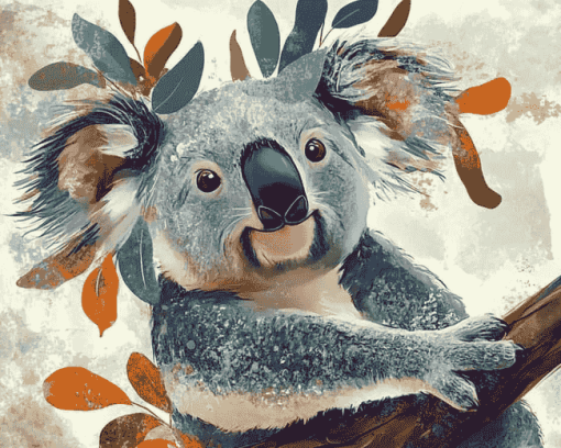 Bohemian Koala Diamond Painting