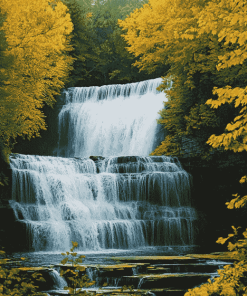 Bond Michigan Waterfall Diamond Painting