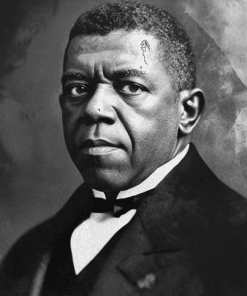 Booker Washington Monochrome Diamond Painting