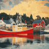 Boothbay Harbor Scenic Diamond Painting