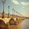 Bordeaux Pont De Pierre France Diamond Painting