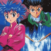 Botan and Yusuke YuYu Hakusho Diamond Painting