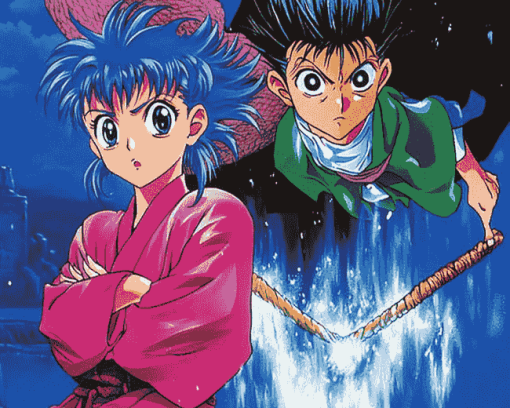 Botan and Yusuke YuYu Hakusho Diamond Painting