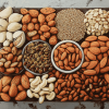 Botanical Seeds and Nuts Diamond Painting