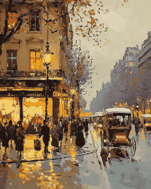 Boulevard Capucines Edouard Cortes Diamond Painting