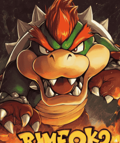 Bowser Anime Character Diamond Painting