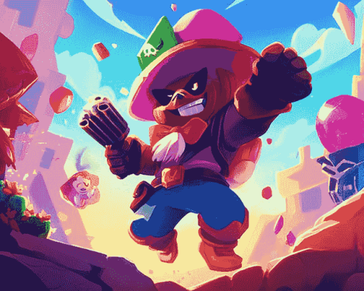 Brawl Stars Game Animation Diamond Painting