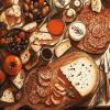 Breakfast Cheese Board Diamond Painting