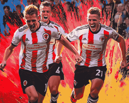 Brentford FC Stars Diamond Painting